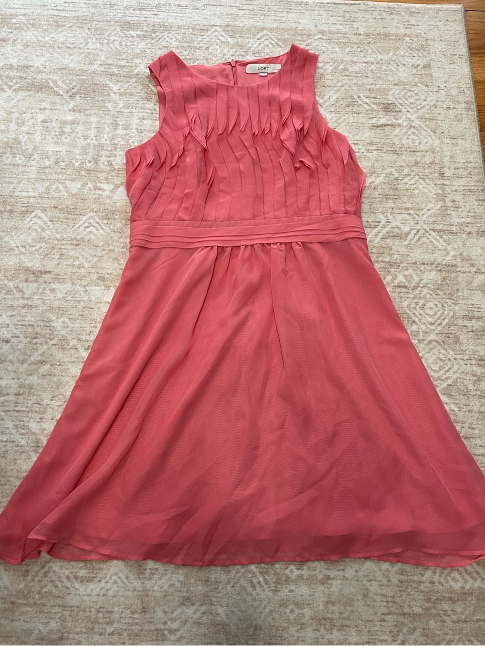 LOFT Coral Dress Size 10Petite